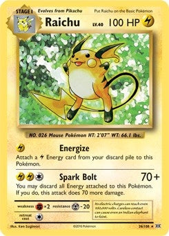 Image for Raichu - 36/108 (XY Evolutions) (036/108) [Deck Exclusives] - Pokemon