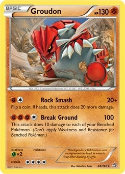 Image for Groudon - 84/160 (XY Primal Clash) (084/160) [Deck Exclusives] - Pokemon