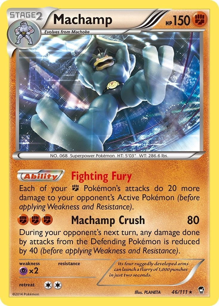 Image for Machamp - 46/111 (XY Furious Fists) (046/111) [Deck Exclusives] - Pokemon