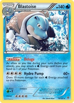 Image for Blastoise - 16/101 (BW Plasma Blast) (016/101) [Deck Exclusives] - Pokemon