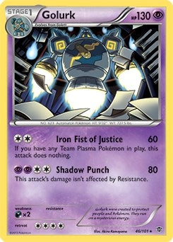 Image for Golurk - 46/101 (BW Plasma Blast) (046/101) [Deck Exclusives] - Pokemon