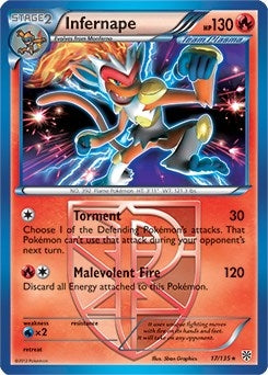 Image for Infernape - 17/135 (BW Plasma Storm) (017/135) [Deck Exclusives] - Pokemon