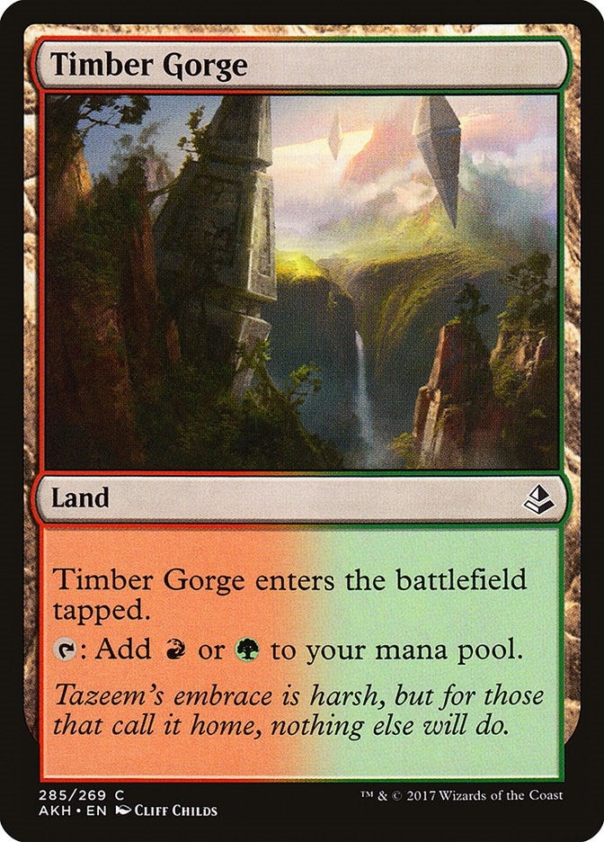Image for Timber Gorge (285) [Amonkhet] - Magic: The Gathering