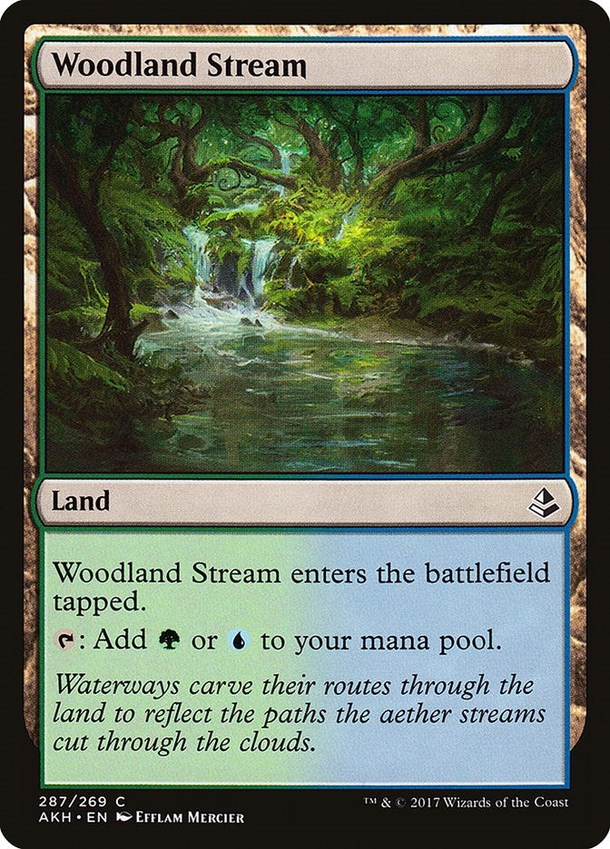 Image for Woodland Stream (287) [Amonkhet] - Magic: The Gathering