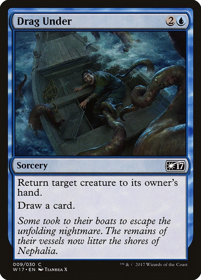 Image for Drag Under (9) [Welcome Deck 2017] - Magic: The Gathering