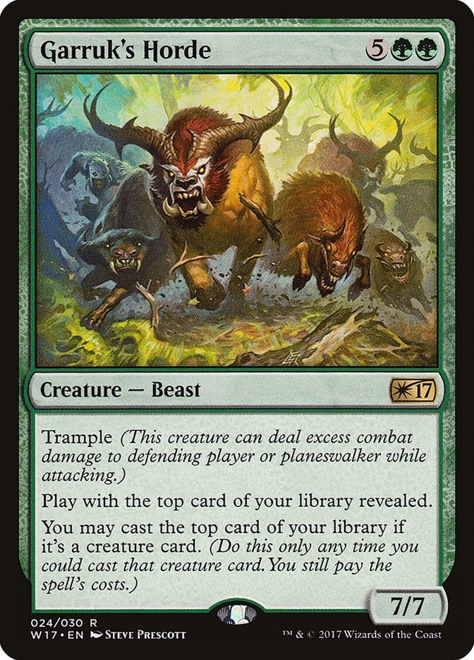 Image for Garruk's Horde (24) [Welcome Deck 2017] - Magic: The Gathering