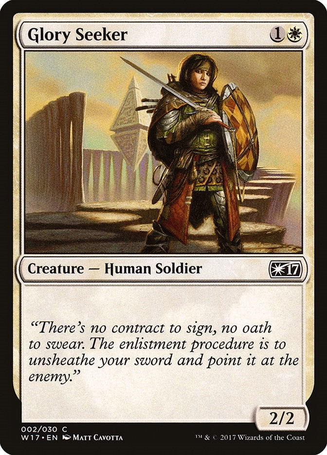 Image for Glory Seeker (2) [Welcome Deck 2017] - Magic: The Gathering
