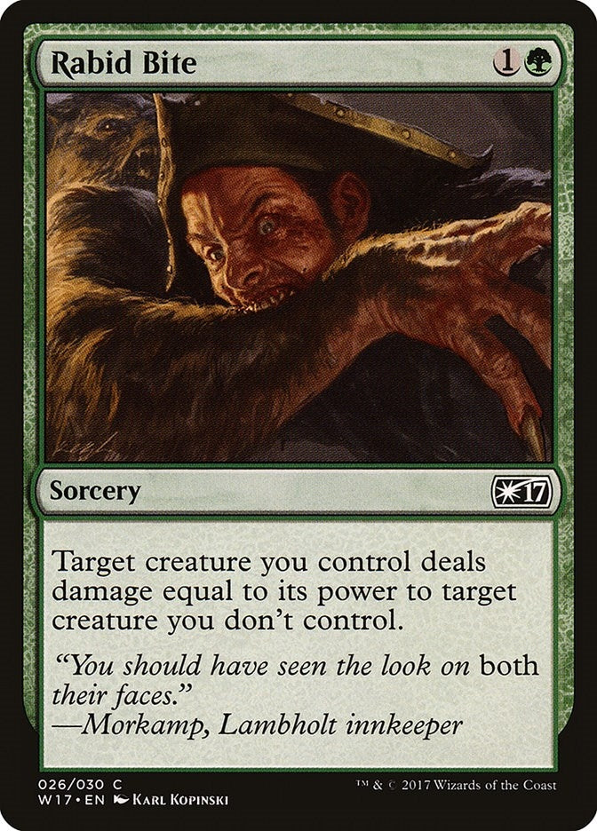 Image for Rabid Bite (26) [Welcome Deck 2017] - Magic: The Gathering