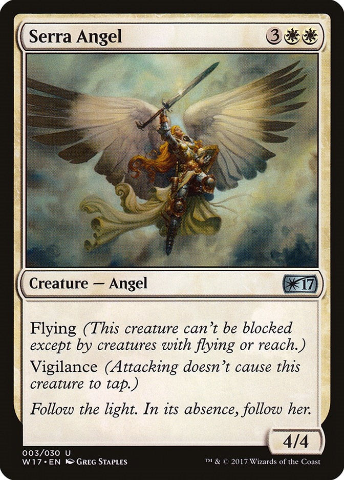 Image for Serra Angel (3) [Welcome Deck 2017] - Magic: The Gathering