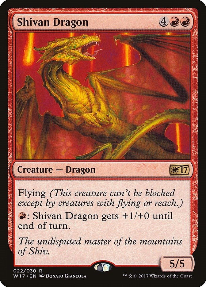 Image for Shivan Dragon (22) [Welcome Deck 2017] - Magic: The Gathering