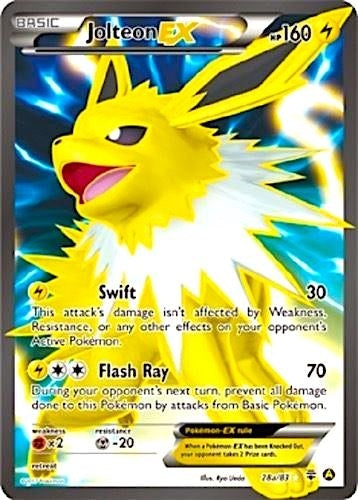 Image for Jolteon EX - 28a/83 (028a/083) [Alternate Art Promos] - Pokemon