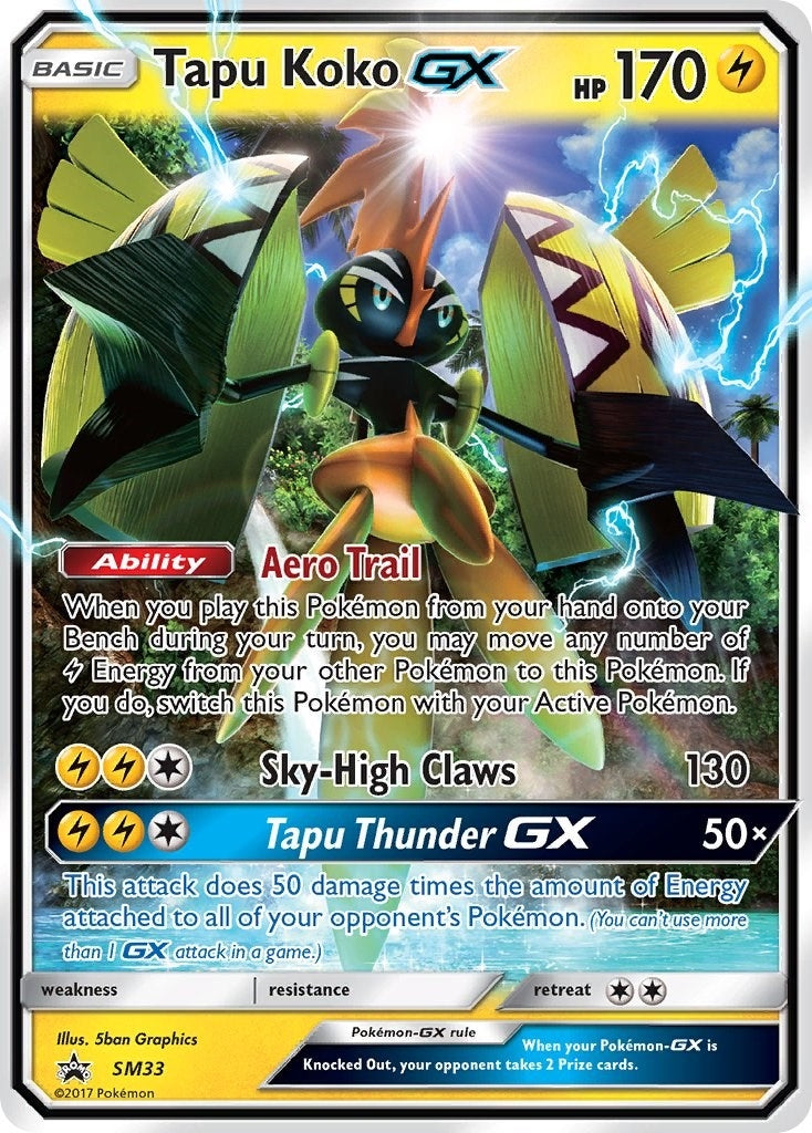 Image for Tapu Koko GX - SM33 (SM33) [SM Promos] - Pokemon
