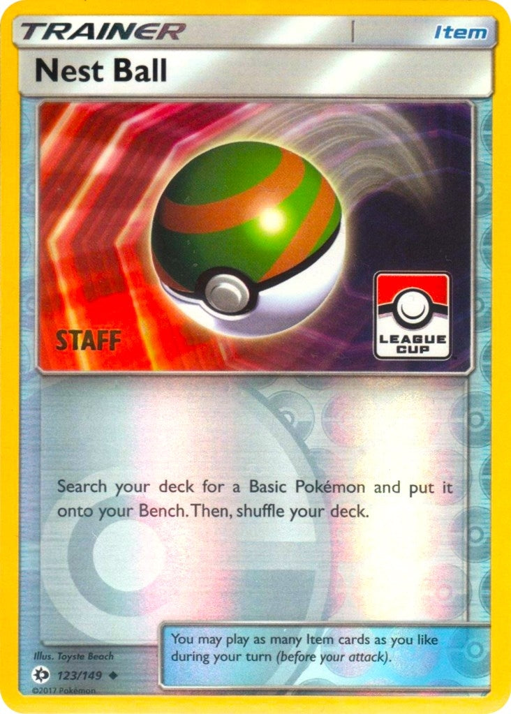 Image for Nest Ball - 123/149 (League Cup) [Staff] (123/149) [League & Championship Cards] - Pokemon