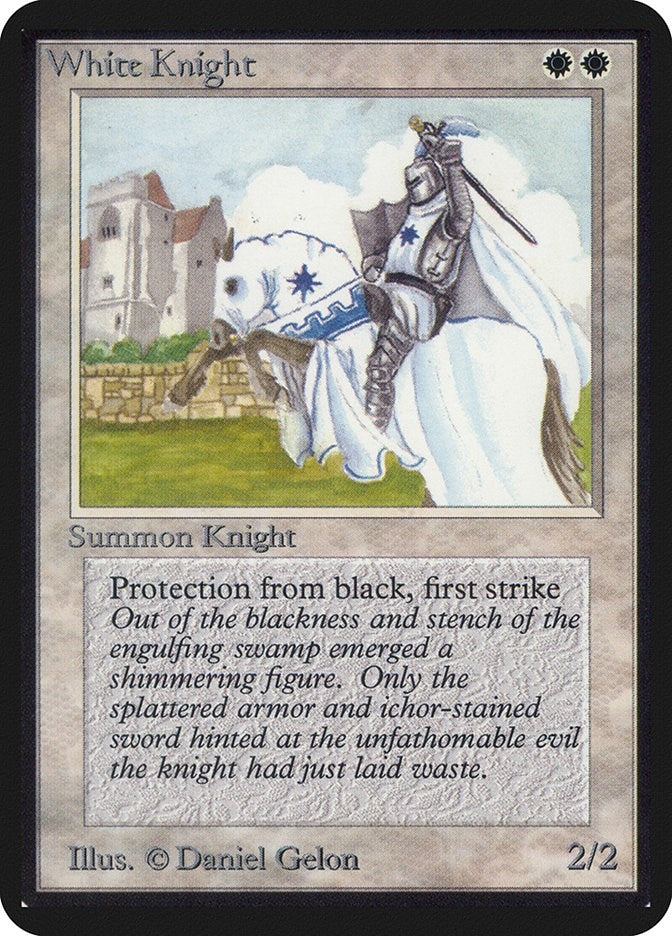 Image for White Knight [Alpha Edition] - Magic: The Gathering