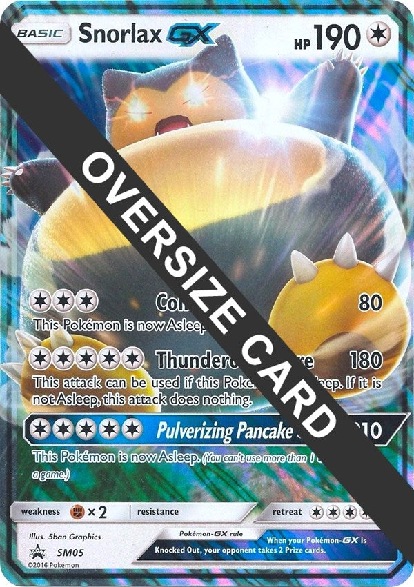 Image for Snorlax GX - SM05 (SM05) [Jumbo Cards] - Pokemon