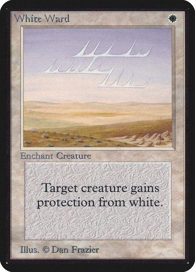 Image for White Ward [Alpha Edition] - Magic: The Gathering