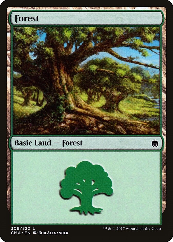 Image for Forest (309) (309) [Commander Anthology] - Magic: The Gathering