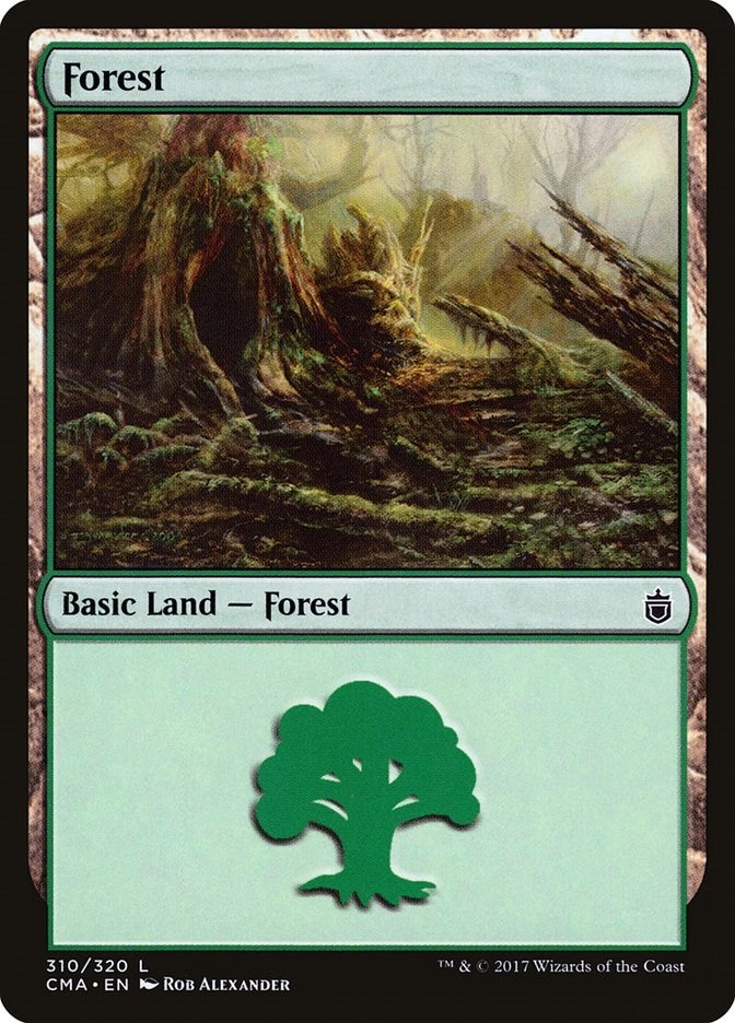 Image for Forest (310) (310) [Commander Anthology] - Magic: The Gathering