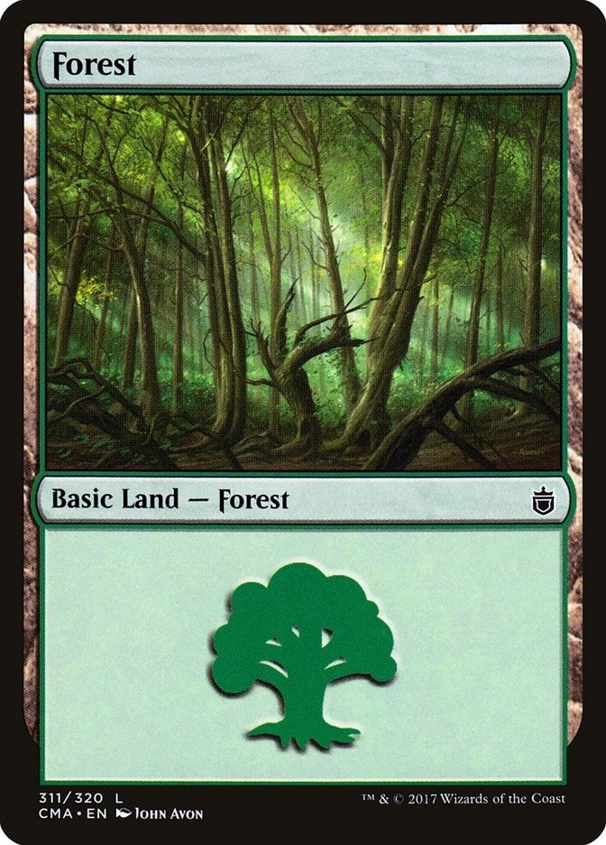 Image for Forest (311) (311) [Commander Anthology] - Magic: The Gathering