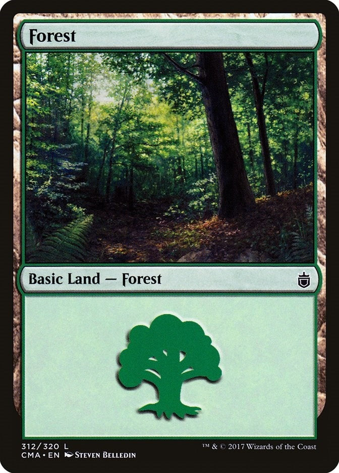 Image for Forest (312) (312) [Commander Anthology] - Magic: The Gathering