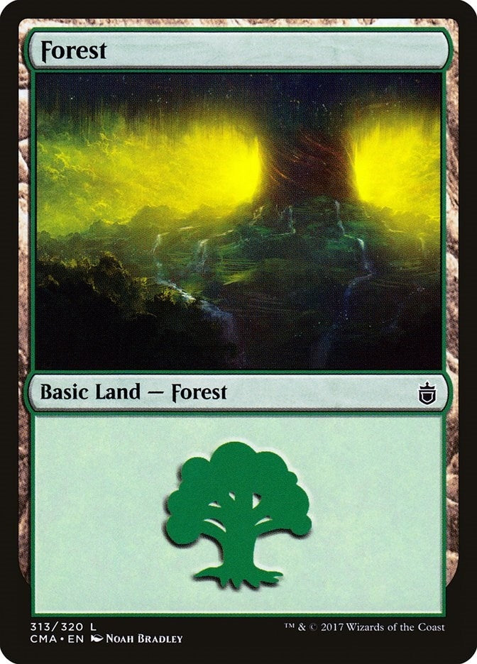 Image for Forest (313) (313) [Commander Anthology] - Magic: The Gathering