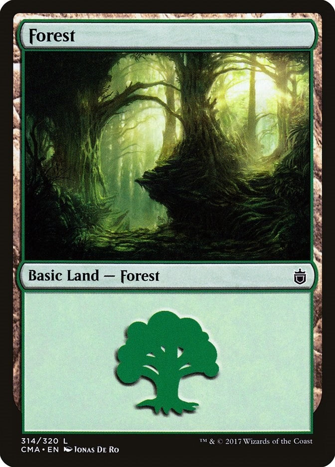 Image for Forest (314) (314) [Commander Anthology] - Magic: The Gathering