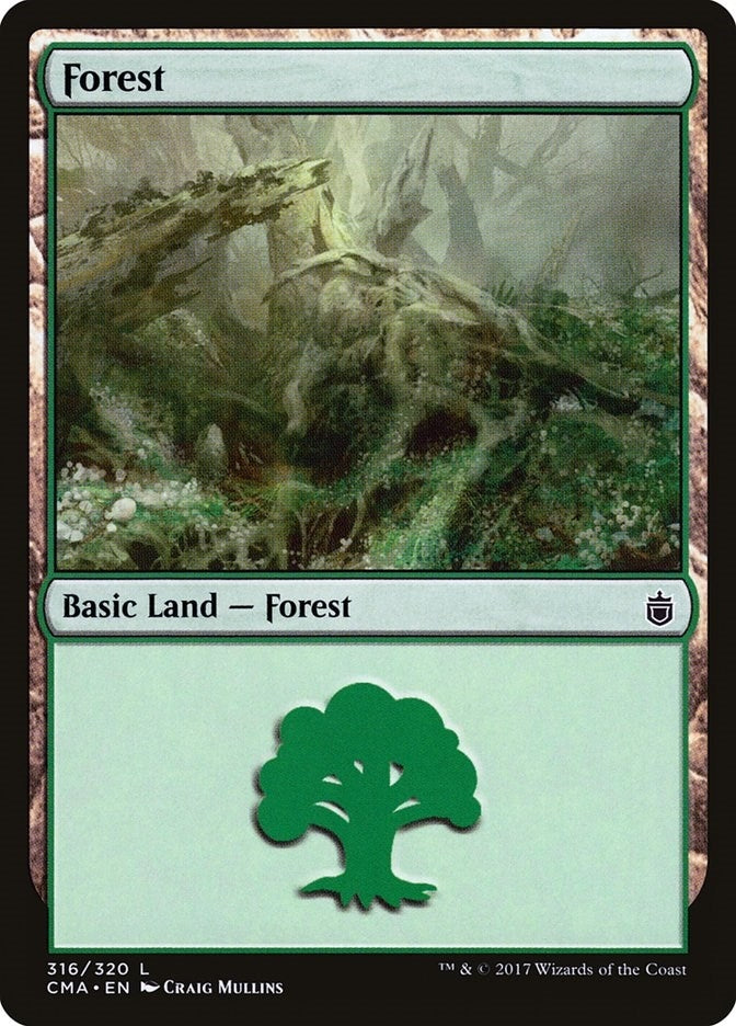 Image for Forest (316) (316) [Commander Anthology] - Magic: The Gathering