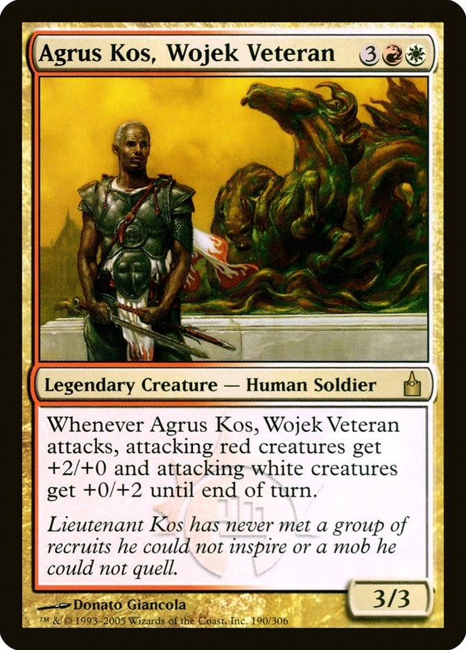 Image for Agrus Kos, Wojek Veteran (190) [Ravnica: City of Guilds] - Magic: The Gathering