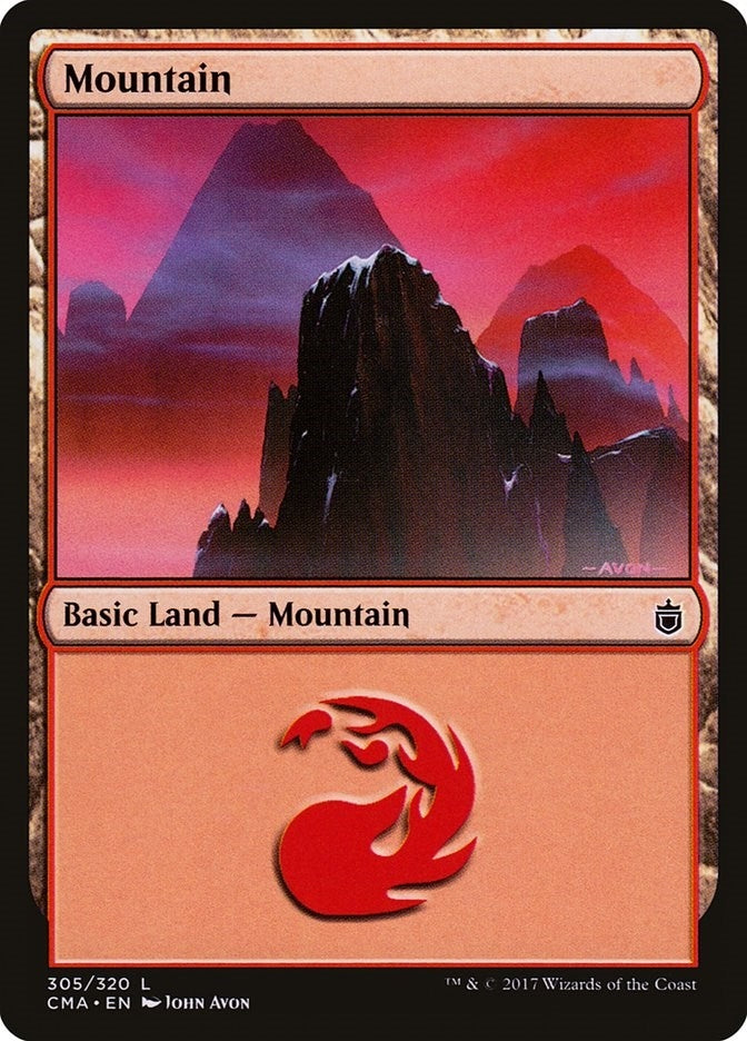 Image for Mountain (305) (305) [Commander Anthology] - Magic: The Gathering