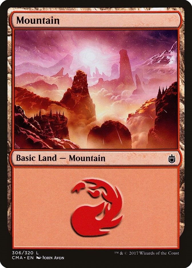 Image for Mountain (306) (306) [Commander Anthology] - Magic: The Gathering