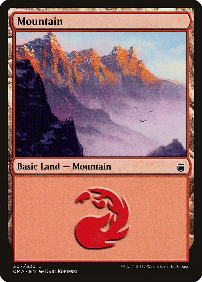Image for Mountain (307) (307) [Commander Anthology] - Magic: The Gathering