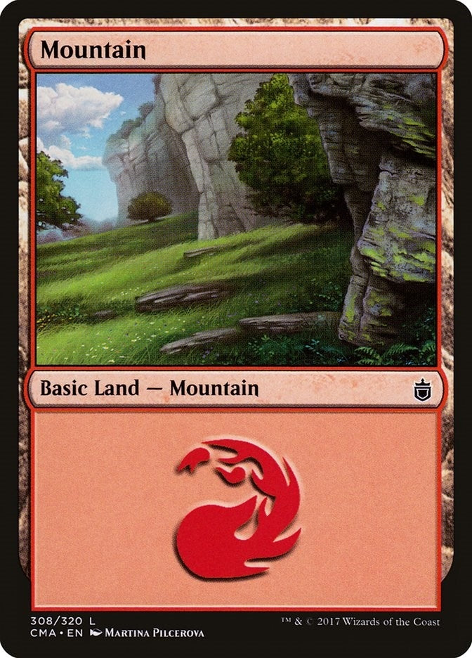 Image for Mountain (308) (308) [Commander Anthology] - Magic: The Gathering