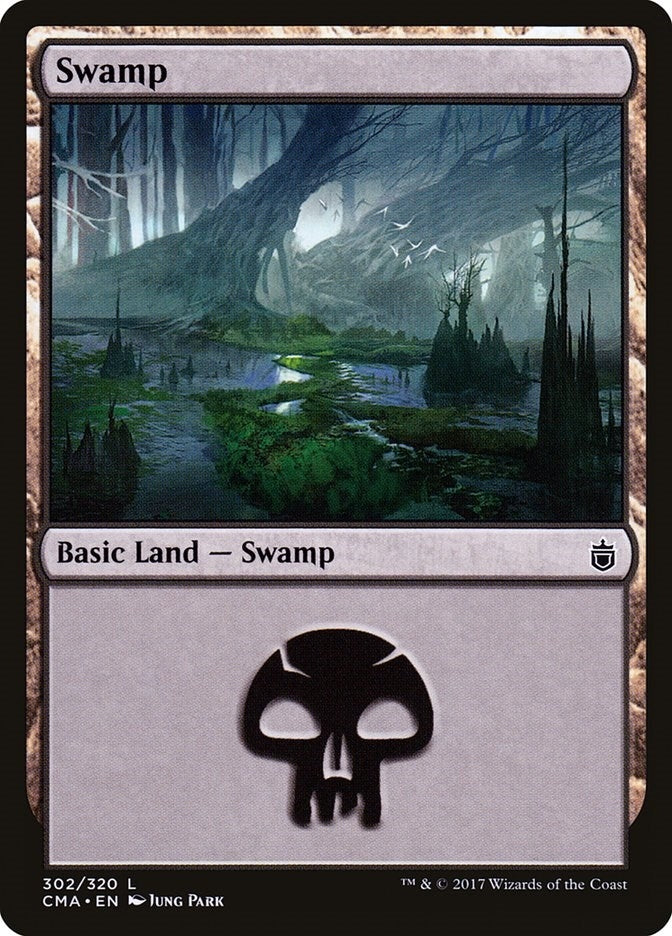 Image for Swamp (302) (302) [Commander Anthology] - Magic: The Gathering