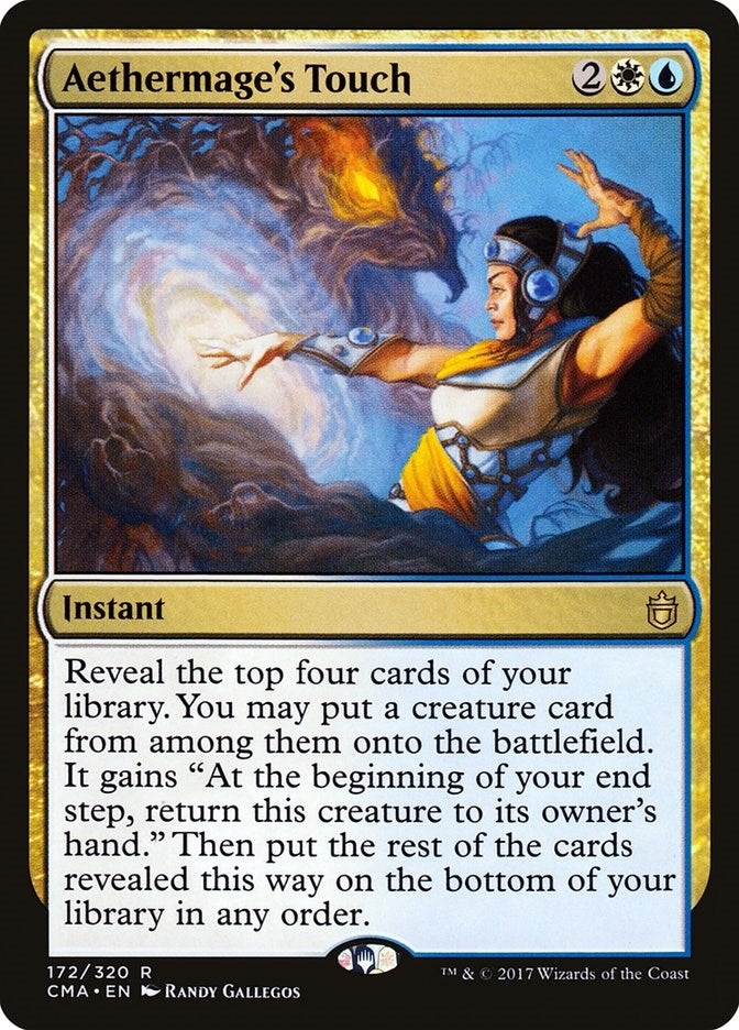 Image for Aethermage's Touch (172) [Commander Anthology] - Magic: The Gathering