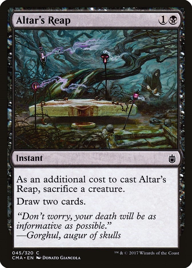 Image for Altar's Reap (45) [Commander Anthology] - Magic: The Gathering