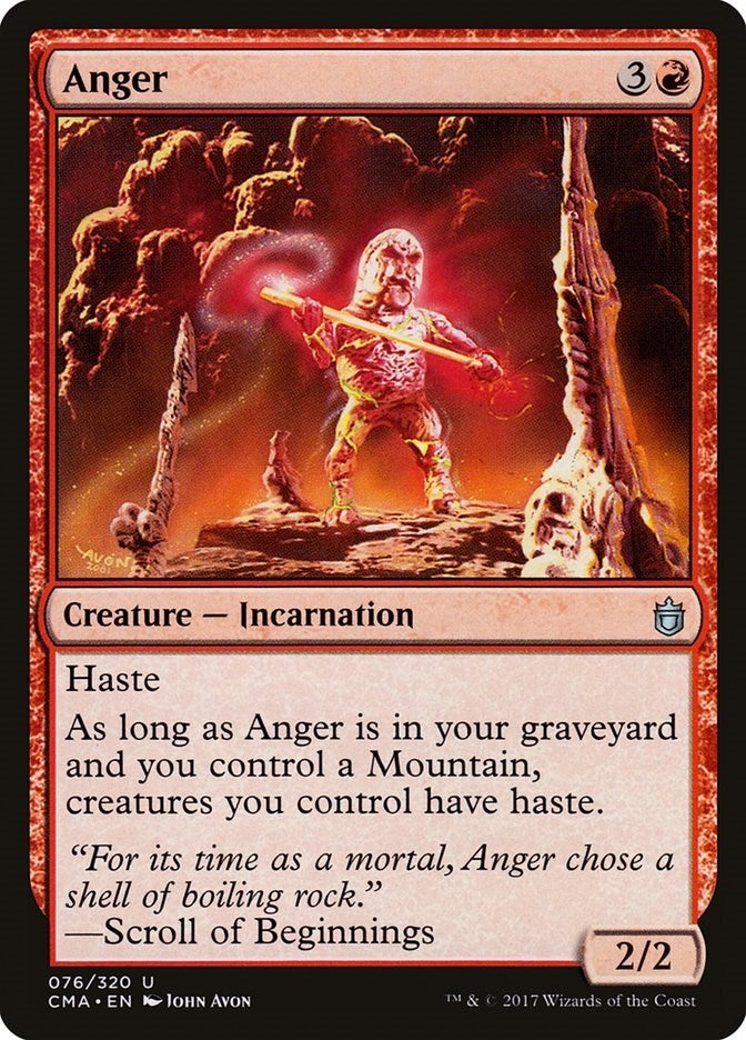 Image for Anger (76) [Commander Anthology] - Magic: The Gathering