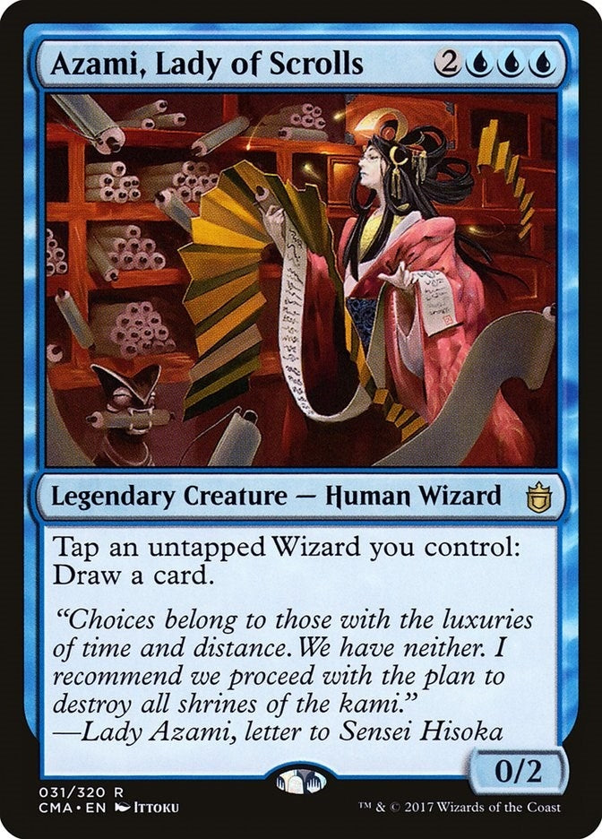 Image for Azami, Lady of Scrolls (31) [Commander Anthology] - Magic: The Gathering