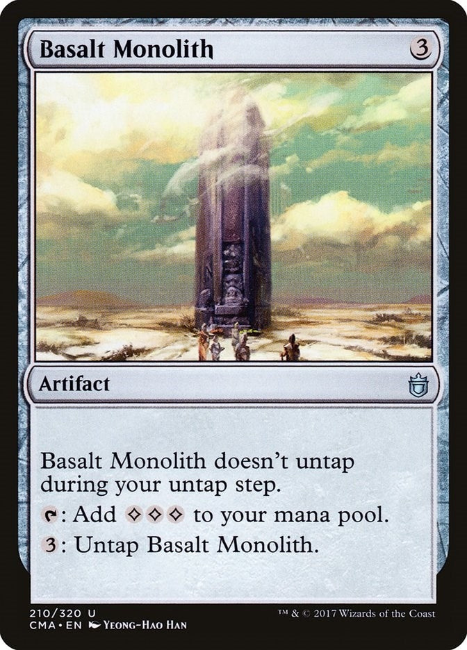 Image for Basalt Monolith (210) [Commander Anthology] - Magic: The Gathering