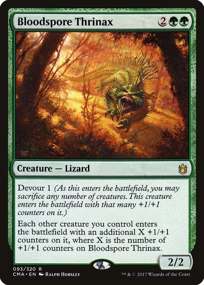 Image for Bloodspore Thrinax (93) [Commander Anthology] - Magic: The Gathering