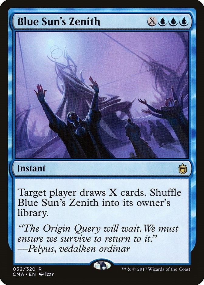 Image for Blue Sun's Zenith (32) [Commander Anthology] - Magic: The Gathering