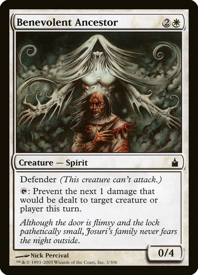 Image for Benevolent Ancestor (3) [Ravnica: City of Guilds] - Magic: The Gathering