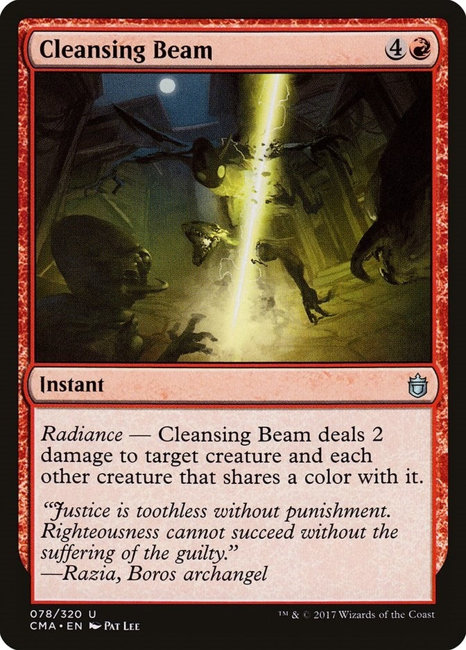 Image for Cleansing Beam (78) [Commander Anthology] - Magic: The Gathering
