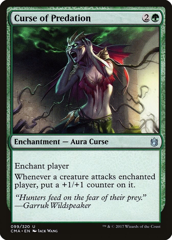 Image for Curse of Predation (99) [Commander Anthology] - Magic: The Gathering