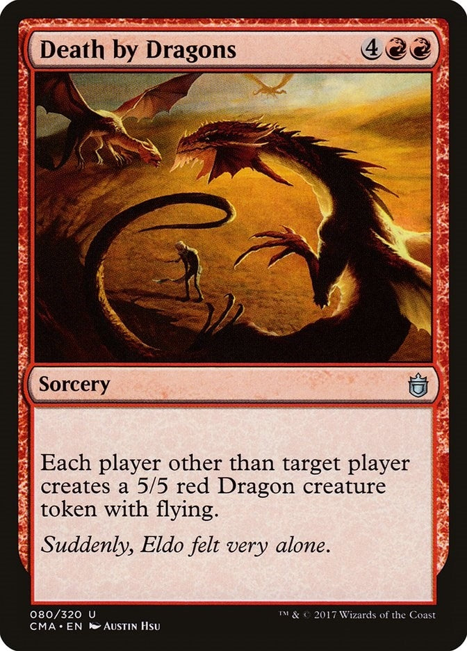 Image for Death by Dragons (80) [Commander Anthology] - Magic: The Gathering
