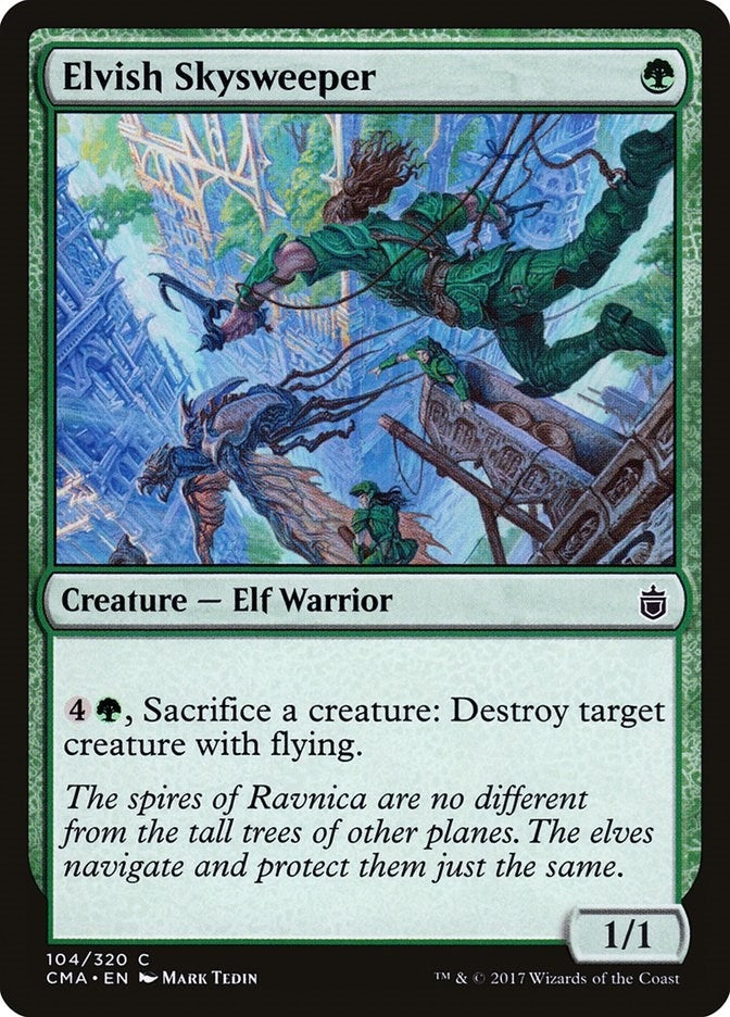 Image for Elvish Skysweeper (104) [Commander Anthology] - Magic: The Gathering