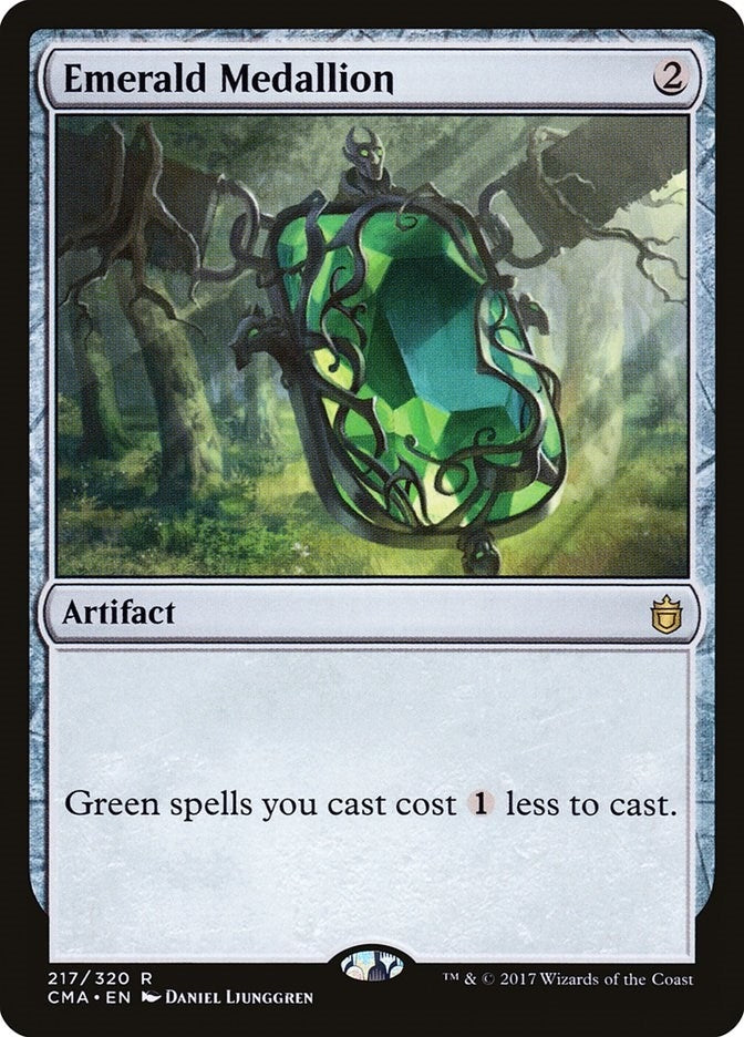 Image for Emerald Medallion (217) [Commander Anthology] - Magic: The Gathering