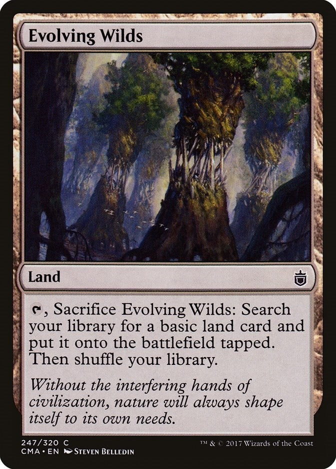 Image for Evolving Wilds (247) [Commander Anthology] - Magic: The Gathering