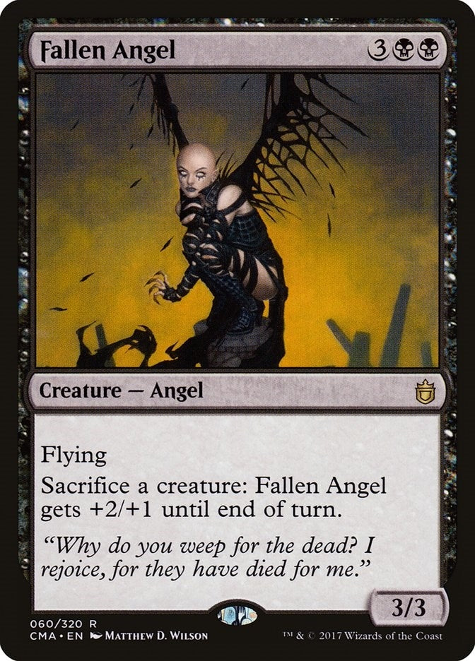 Image for Fallen Angel (60) [Commander Anthology] - Magic: The Gathering