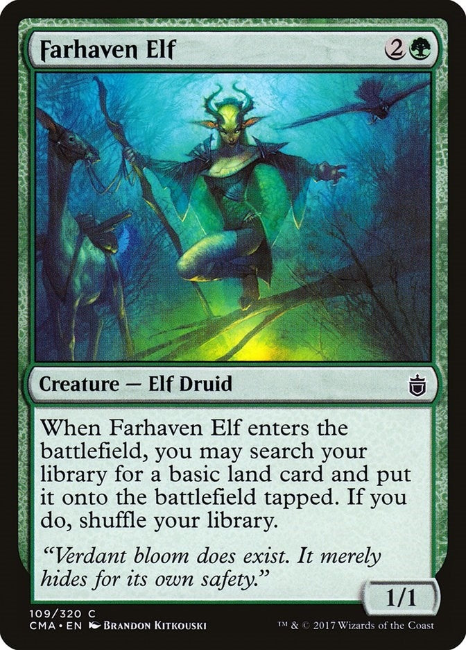 Image for Farhaven Elf (109) [Commander Anthology] - Magic: The Gathering
