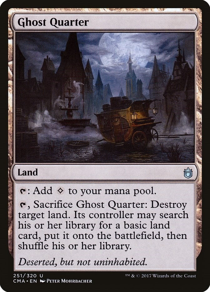 Image for Ghost Quarter (251) [Commander Anthology] - Magic: The Gathering